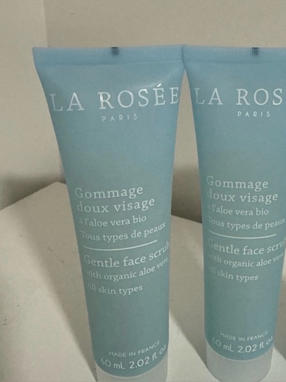 La Rosée Gentle Face Scrub - set of 2